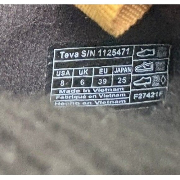 Teva ReEmber Unisex Slip-On Shoes – Black/Birch, Women’s Size 8 / Men’s Size 6 - Picture 8 of 8